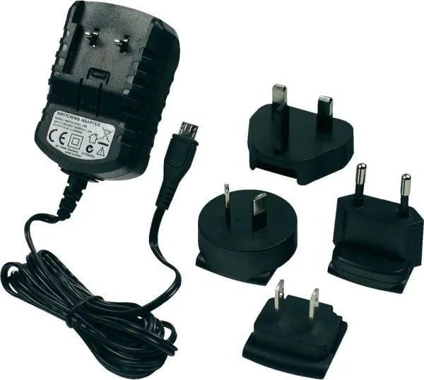 USB-oplader HN Power HNP10I-MicroUSB-C HNP10I-Stikdåse Udgangsstrøm max. 2000 mA 1 x Mikro-USB med UK-adapter , Raspberry Pi-egnet
