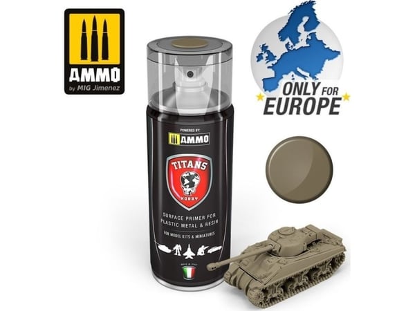 Humbrol Ammo Titans Matt Primer - Wooden Deck