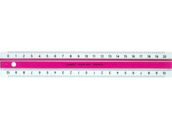 Lineaali Linex Super 20cm akryyli pinkki