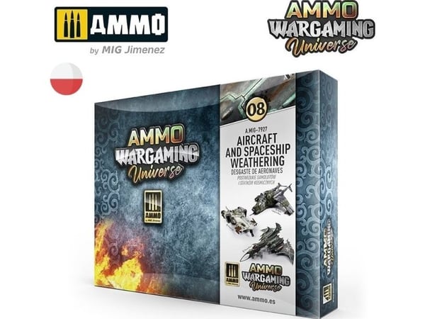 Vallejo Ammo: Wargaming Universe 08 - Aircraft and Spaceship Weathering - Aldrende fly og romskip