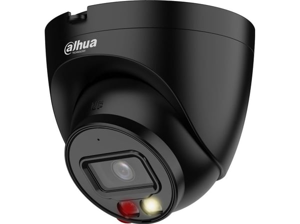Dahua Technology IPC-HDW1839T-A-IL-0280B-S6, IP-sikkerhetskamera, Inne & Ute, Koblet med ledninger (ikke trådløs), Tak, Svart, Tårn