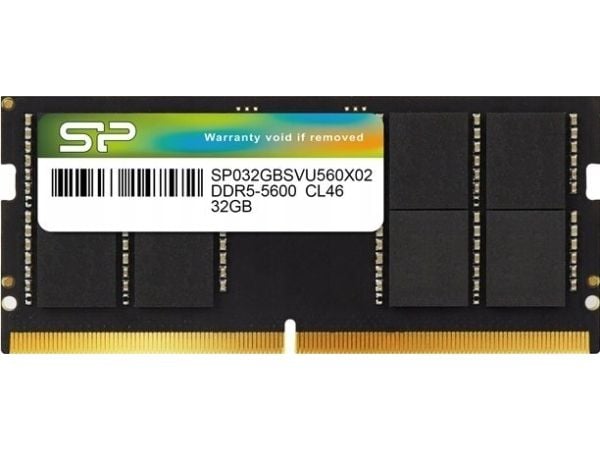 SILICON POWER - DDR5 - modul - 32 GB - SO DIMM 262-pin - 5600 MT/s / PC5-22400 - CL46 - 1.1 V - on-die ECC
