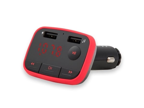 SAVIO TR-10 - Bluetooth håndfri / FM-sender / lader - svart