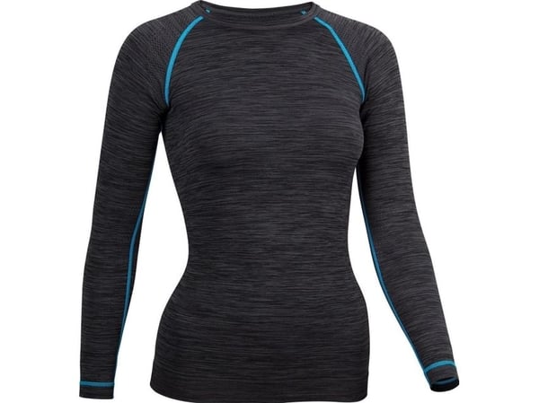 Lämpö T-paita AVENTO 0771 38 Musta/Aqua