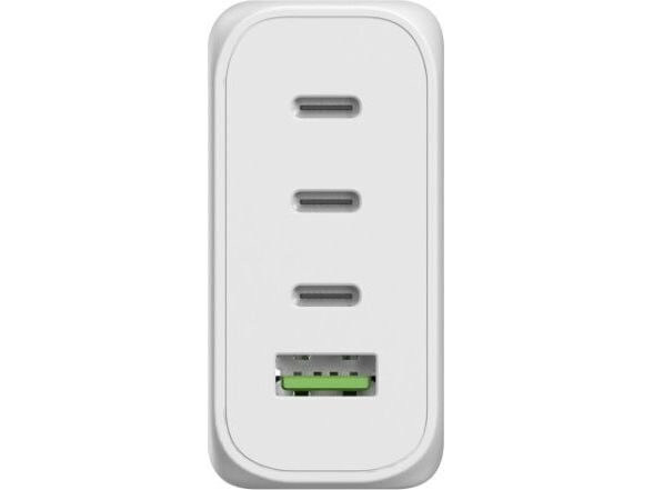 ALLNET korvaava virtalähde QC USBC PD GaN virtalähde Virtalähde60Watti 2x USB TypA QC 1x USB TypCEU PLUG