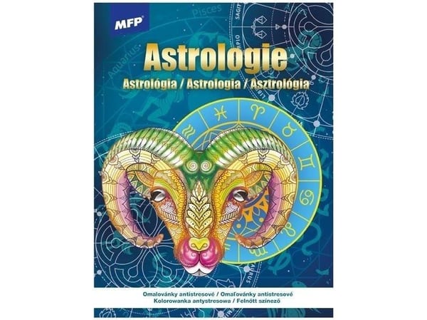 Anti-stressi värityskirja Astrologia