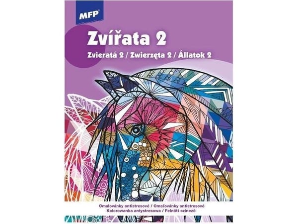 Anti-stress fargeleggingsbok Dyr 210x290mm 32s