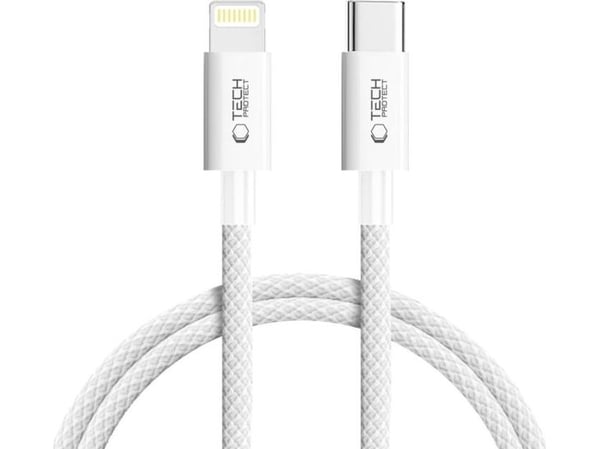 USB-kabel Tech-Protect USB-C - Lightning 1 m grå (5906302380947)