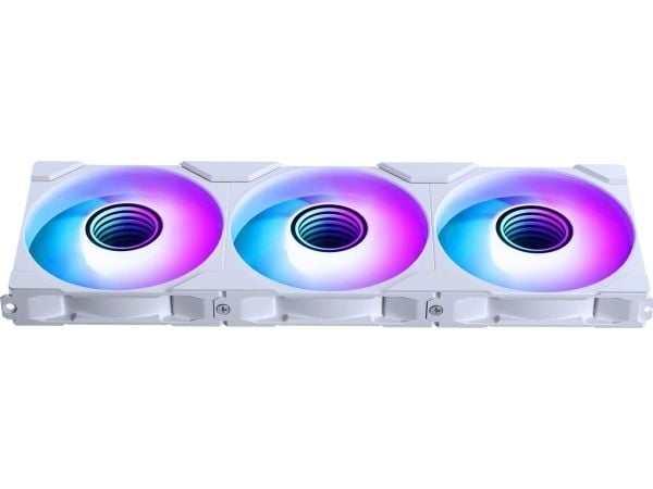 Phanteks M25G2-120 - Kabinettvifte - 120 mm - hvit (en pakke 3)