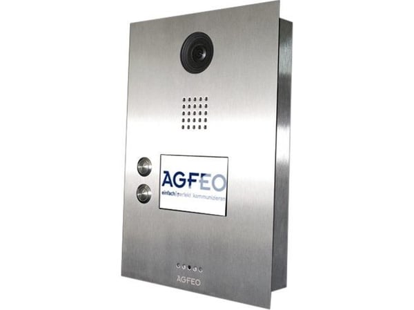 AGFEO IP-Video TFE 2, 8,89 cm (3.5"), TFT, 480 x 320 piksler, 1280 x 720 piksler, G.711, Rustfritt stål