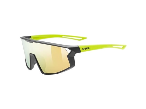 Barnebriller Uvex Skyryse JR - svart/gul matt/mir.yellow