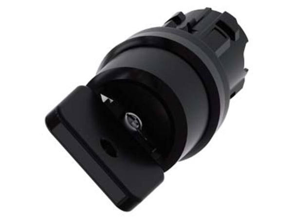 Nyckelomkopplare O.M.R. 22 mm rund plast svart
