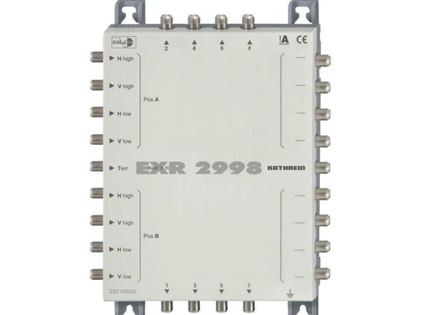 Kathrein EXR 2998, BNC, Metall, Metallisk, 900 g, 172 x 228 x 44 mm, 900 kg