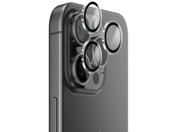 dbramante1928 eco-lens - Linsebeskytter for mobiltelefon - blank - for Apple iPhone 15 Pro, 15 Pro Max