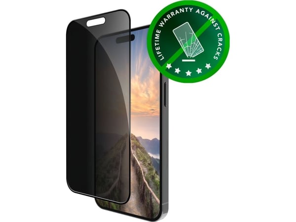 dbramante1928 eco, Apple, iPhone 16 Pro, Pölynkestävä, Naarmuuntumaton, Musta, Läpinäkyvä, 1 kpl
