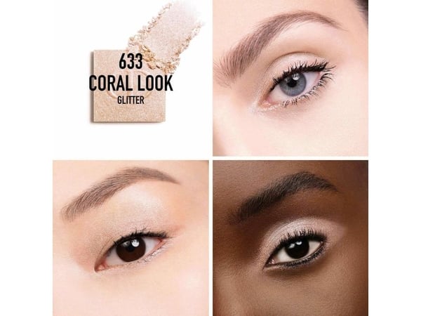 DIOR MONO COLOUR COUTURE EYESHADOW 633 CORAL LOOK 2g