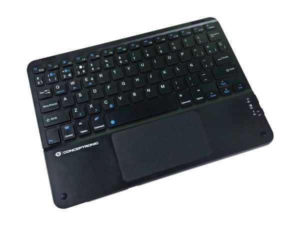 Conceptronic TOBIN01BES, Tenkeyless (80–87 %), Langaton, Bluetooth, QWERTY, musta