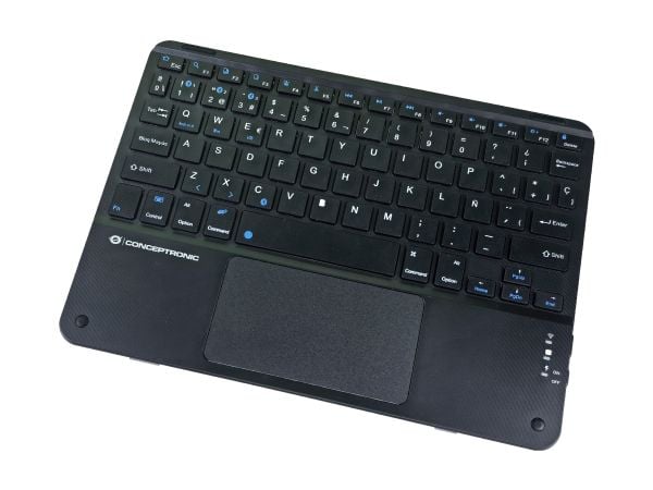 Conceptronic TOBIN01BES, Tenkeyless (80–87 %), Langaton, Bluetooth, QWERTY, musta