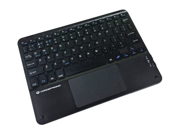 Conceptronic TOBIN01BUS, Tenkeyless (80–87 %), Langaton, Bluetooth, QWERTY, musta