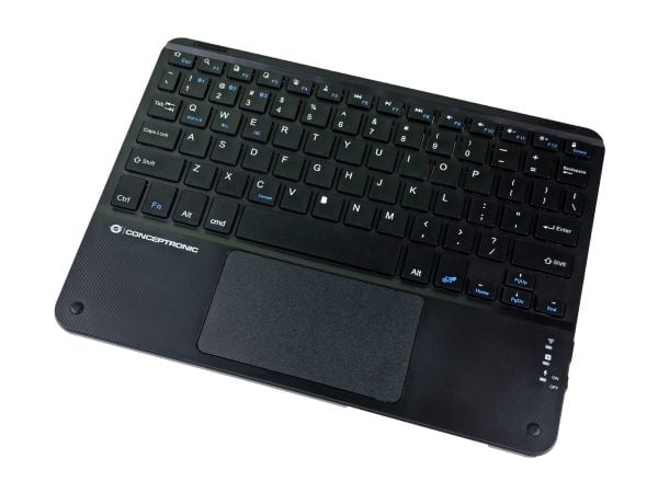Conceptronic TOBIN01BUS, Tenkeyless (80–87 %), Langaton, Bluetooth, QWERTY, musta