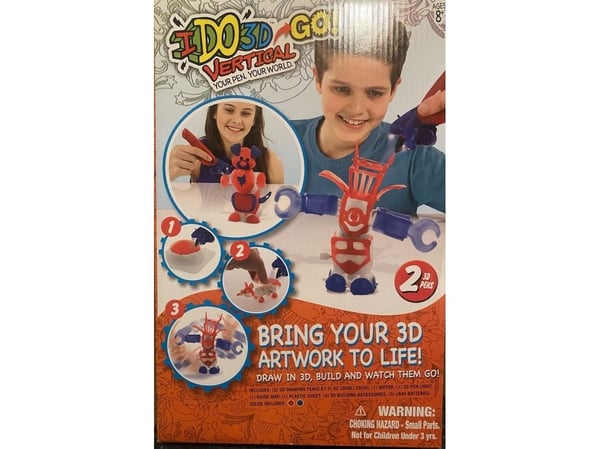 Formatex Ido3D 2 fargebytte vertikale penner Go Bring Your 3D Artwork To Life tegnesett, unisex 8+ år