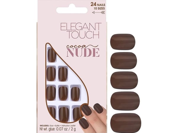 Elegant Touch Nude Nails Cocoa Nude
