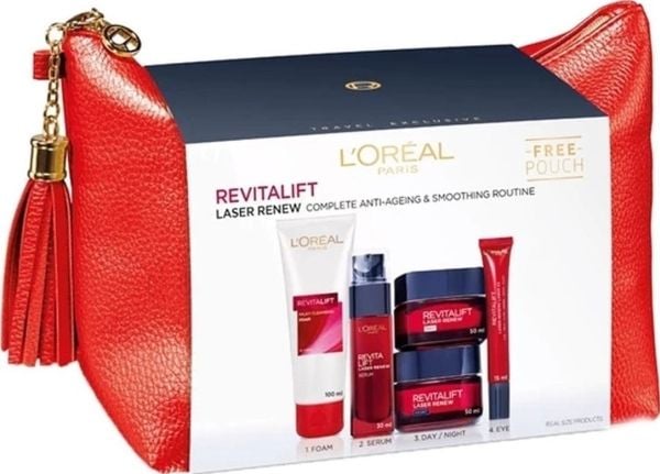 L’Oreal Paris Set L'Oreal Paris: Revitalift Laser Renew, Cleansing, Cleansing Foam, 100 ml + Revitalift Laser Renew, Anti-Wrinkle, Eye Cream, 15 g ...