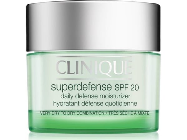 Clinique Superdefense fuktighetsgivende dag- og øyekrem SPF 20, 15 ml for kvinner