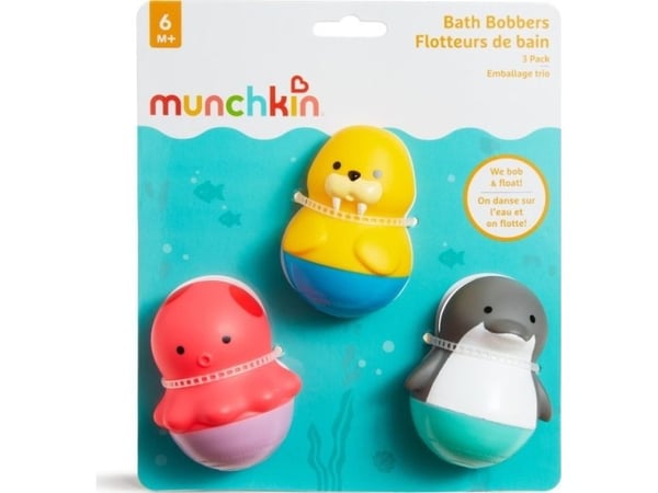 Munchkin baderileketøy Bath Bobbers 6+ 3 stk 90267
