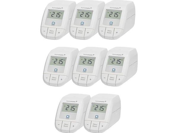 HomeMatic IP radiatortermostat – basic 8-pack HomeMatic IP radiatortermostat – basic 8-pack