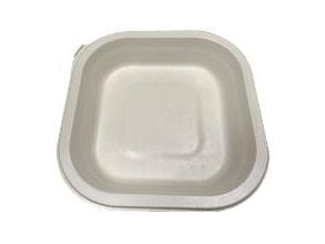 Tarjotin 1-lokeroinen 672ml neliö L180xB180xH36mm Pahvi Luonnonmukainen,2 ps x 100 kpl/crt