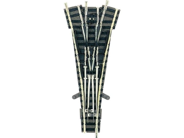 Fleischmann piccolo 9157 (med ballast) treroms sporveksel 111 mm 15°