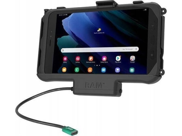 Ram Mounts UNPKD EZ-ROLL'R Dock USB-C ström endast för Samsung Tab Active2 & Tab Active3 (RAM-HOL-SAM60CPU)
