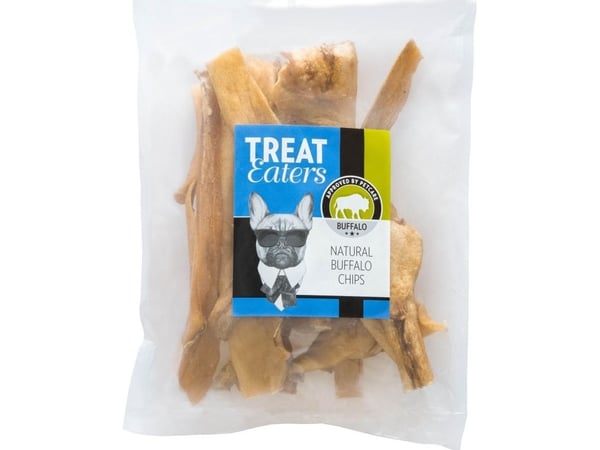 Treateaters Natural chips, Buffalo pannlappar 250 g