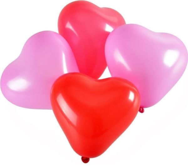 Arpex ballonger mini-hjerter, 8 stk (ARPE2152)