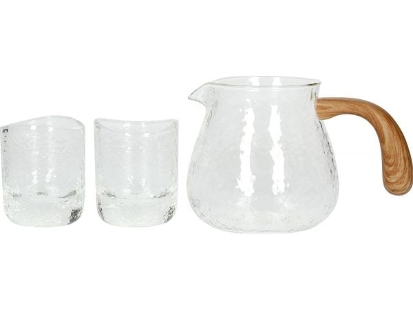 Timemore Chuiwen mønstret serversett - 2 glass 70 ml + kanne 400 ml