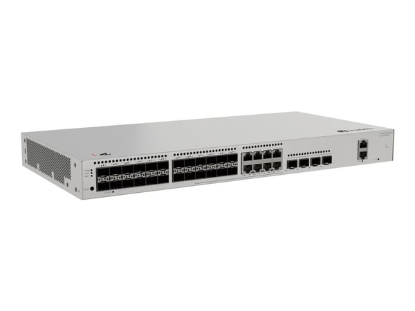 Huawei eKitEngine S310 Series S310-24ST4X - Switch - L2+ - Administrerad - 16 x Gigabit SFP + 8 x kombinations-Gigabit SFP + 4 x 1 Gigabit / 10 Gig...