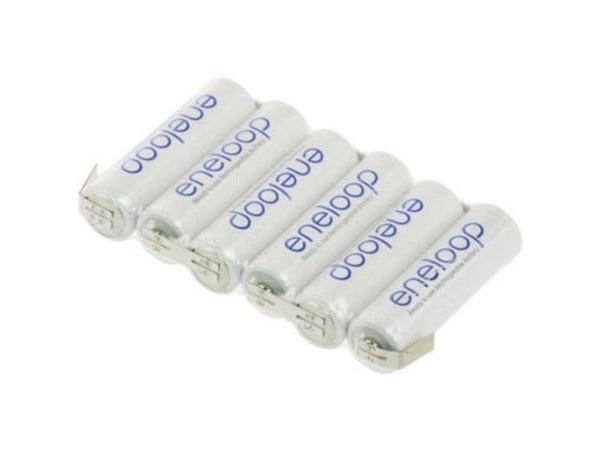 Panasonic eneloop-sarjan F1x6 akkupaketti Kennomäärä: 6 Akun koko: R6 (AA) U-lyijy NiMH 7.2 V 1900 mAh