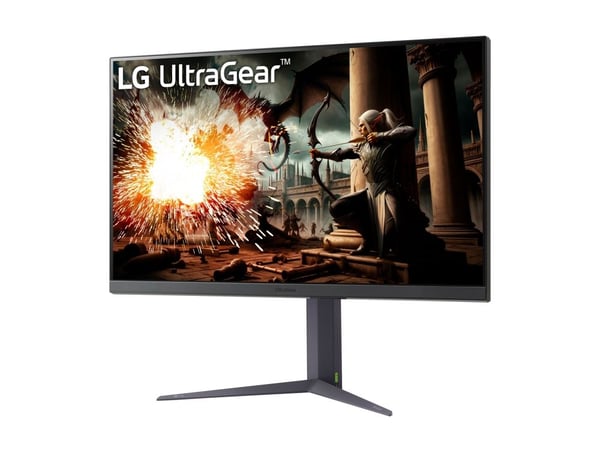 LG UltraGear 32GS75Q-B - LCD-skjerm - gaming - 32" (31.5" synlig) - 2560 x 1440 QHD @ 180 Hz - IPS - 400 cd/m² - 1200:1 - DisplayHDR 400 - 1 ms - 2...