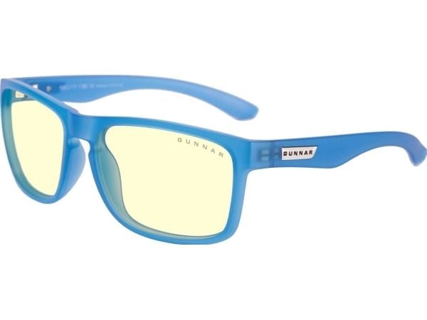 Gunnar Optiks Intercept, Unisex, Rektangel, Klassisk, Blå, Nylon, Rav