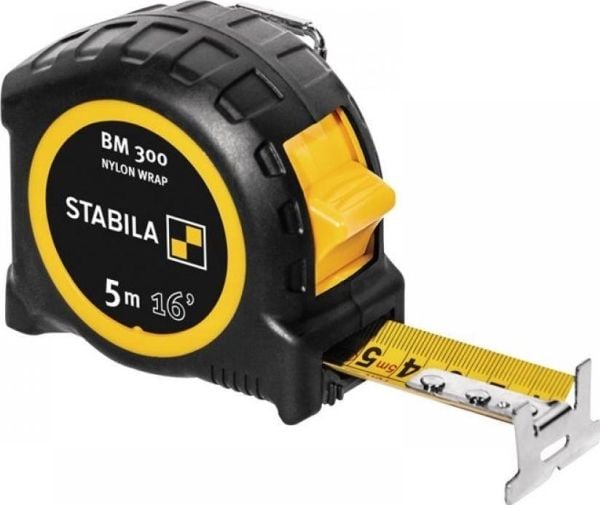 Stabila BM 300cm+tuuma 19576 Målebånd 5 m ABS-PC