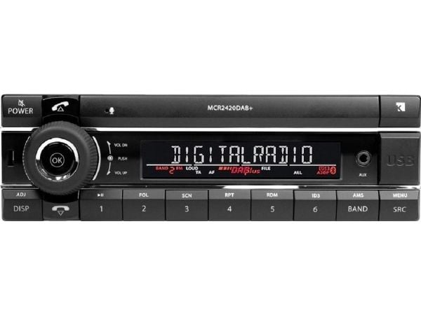Axion Kienzle MCR 2420 DAB+ USB/AUX/BT 24V kort aksel