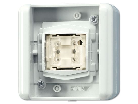JUNG 8471.02 LED W, Tryckknappsbrytare, Kabel, Vit