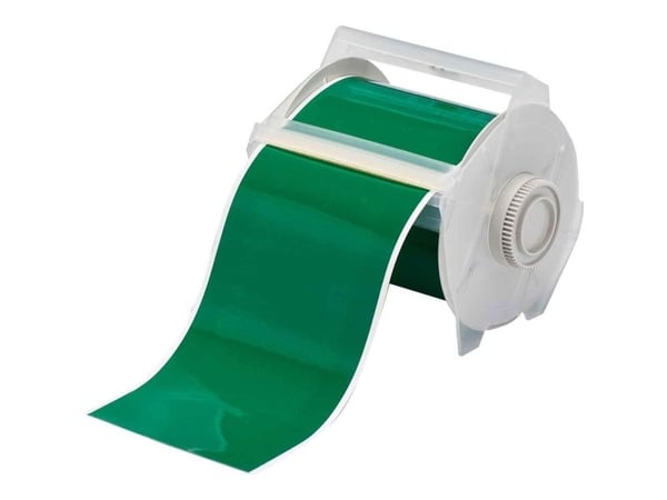 Brady GlobalMark B-7569, Grønn, Permanent akryl, Kontinuerlig etikett, 0,102 mm, Trermisk overføring, Vinyl