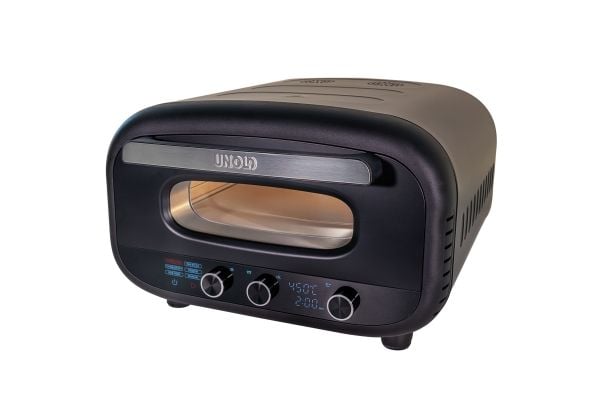 Unold 68805, 1 pizza(er), Svart, Rustfritt stål, 30 cm, Digitalt, 450 °C