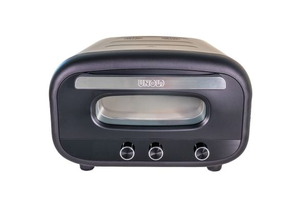 Unold 68805, 1 pizza(er), Svart, Rustfritt stål, 30 cm, Digitalt, 450 °C