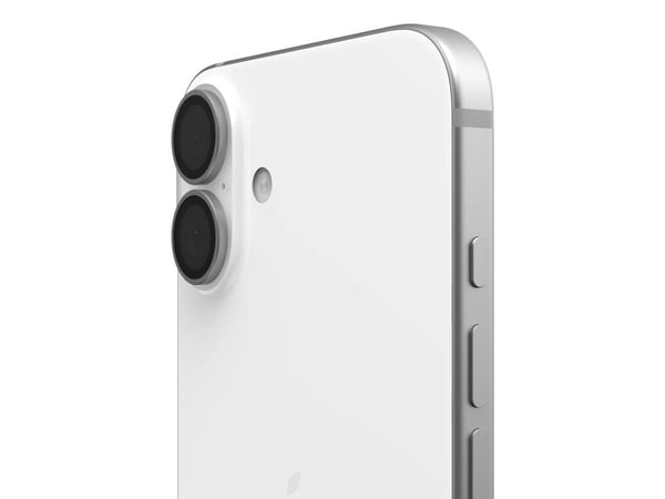 Urban Armor Gear 144378113636, Apple, iPhone 16 Plus, Slagbestandig, Ridseresistent, Titanium, Transparent, 3 stk