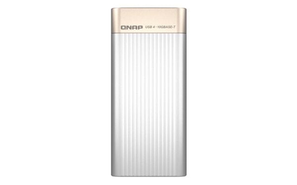 QNAP USB 4 Type-C to 1 x 10GBASE-T Network Ad, Koblet med ledninger (ikke trådløs), USB Type-C, Ethernet, 10000 Mbit/s, Sølv