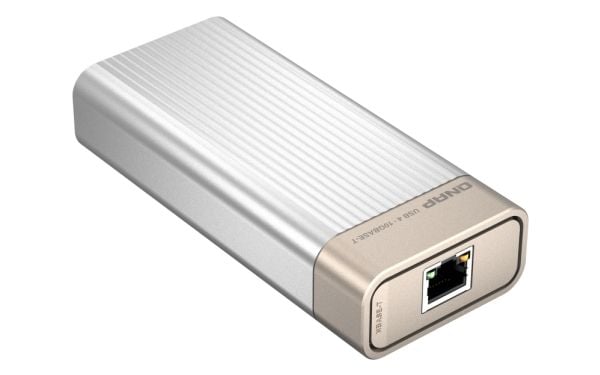 QNAP USB 4 Type-C - 1 x 10GBASE-T verkkomoduuli, langallinen, USB Type-C, Ethernet, 10000 Mbps, hopea