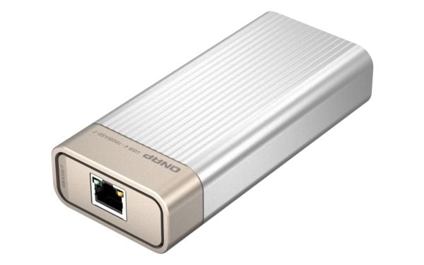 QNAP USB 4 Type-C - 1 x 10GBASE-T verkkomoduuli, langallinen, USB Type-C, Ethernet, 10000 Mbps, hopea